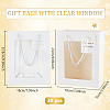 Rectangle Paper Gift Bags ABAG-WH0044-50-2