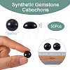 Synthetic Blue Goldstone Cabochons G-R416-12mm-34-3