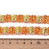 Baking Paint Electroplate Transparent Glass Beads Strands EGLA-N020-04C-4