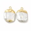 Baroque Natural Keshi Pearl Pendants PEAR-P004-18KCG-2