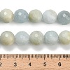 Natural Aquamarine Beads Strands G-L642-F05-10mm-5