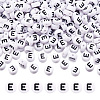 500Pcs Acrylic Horizontal Hole Letter Beads OACR-YS0001-03E-1