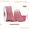 9M Polycotton(Polyester Cotton) Herringbone Ribbon OCOR-WH0093-08A-2