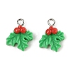 Christmas Theme Opaque Resin Pendants RESI-S08-01M-1