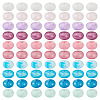  100Pcs 10 Colors Rondelle Food Grade Eco-Friendly Silicone Beads SIL-TA0001-42-10
