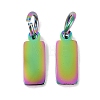 Ion Plating(IP) 304 Stainless Steel Pendants STAS-I311-31A-RC-1