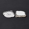 Transparent Acrylic Pendants X-TACR-G038-03B-3