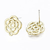 Alloy Stud Earring Findings PALLOY-T064-73LG-RS-2