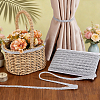 Polyester Centipede Braided Wavy Ribbon OCOR-WH0105-232-4