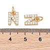 SHEGRACE Brass Micro Pave Clear Cubic Zirconia Pendants XGRQ29404-394G-N-3