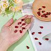 24Pcs Transparent Resin Pendants RESI-ME0001-20A-3