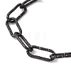304 Stainless Steel Paperclip Chains Bracelet for Women BJEW-H541-07EB-2