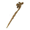 Tibetan Style Hair Accessories Alloy Hair Stick Findings TIBE-Q035-031AB-NR-2