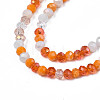 Opaque Glass Beads Strands X-GLAA-T006-07-A07-2