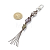 Natural Quartz Crystal Macrame Pouch Tassel Pendant Decorations KEYC-TA00023-02-2