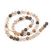 Natural Herkimer Diamond Beads Strands G-Z115-C01-6mm-3