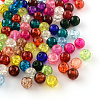 Transparent Crackle Glass Beads CCG-R001-6mm-M-1