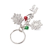 Alloy with Cubic Zirconia  Keychain KEYC-JKC00865-4