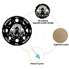 1Pc Chakra Gemstones Dowsing Pendulum Pendants FIND-CN0001-15H-3