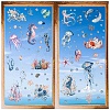 8 Sheets 8 Styles PVC Waterproof Wall Stickers DIY-WH0345-193-1