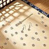 40Pcs Brass Bead Caps KK-PH0015-25P-4