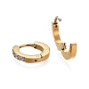 304 Stainless Steel Huggie Hoop Earrings EJEW-L252-042G-1-2