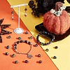 500Pcs Opaque Black Acrylic Beads MACR-AR0001-13-6