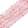 Transparent Glass Beads Strands GLAA-T023-4mm-A08-1