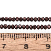 Electroplate Glass Beads Strands EGLA-F149-FP-08-4