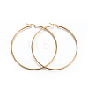 201 Stainless Steel Big Hoop Earrings LS-EJEW-A052-20D-G-1