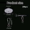Plastic Self-adhesive Hook Hangers AJEW-WH0709-521-2