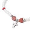 304 Stainless Steel Tiny Charm Bracelets BJEW-MZ00325-02-4