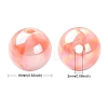30Pcs Gradient Color Opaque Resin Beads RESI-CJ0003-09-2