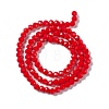 Faceted(32 Facets) Glass Beads Strands LS-EGLA-J042-35B-05-2