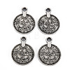 Tibetan Style Alloy Pendants TIBEP-Q089-015-RS-3