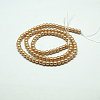 Eco-Friendly  Dyed Glass Pearl Round Bead Strands X-HY-A002-8mm-RB019-3