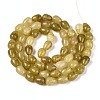 Baking Paint Crackle Glass Beads Strands DGLA-N019-03A-07-2