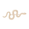 Alloy Snake Brooch Pin JEWB-M027-04KCG-1