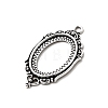 Vintage Tibetan Style Alloy Pendant Cabochon Bezel Settings X-TIBEP-O006-35AS-3