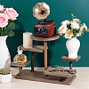 5-Tier Tabletop Wood Plant Storage Display Riser Stands ODIS-WH0038-325A-4