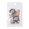 16Pcs 8 Style Alloy Enamel Pendants ENAM-FS0001-22-5