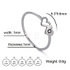 304 Stainless Steel Finger Rings for Women Men FS-WGB974C-51-1