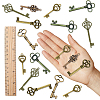 Skeleton Key Charm DIY Jewelry Making Kit for Crafts Gifts DIY-SC0017-35-3