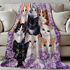 Rectangle Velet Blanket AJEW-WH0574-015-1