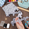 5Yards Polyester Flower Lace Ribbon OCOR-NB0002-82B-3