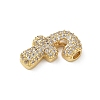 Brass Micro Pave Cubic Zirconia Pendants KK-A300-02G-F-2