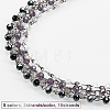 Handmade Glass Beaded Chains for Necklaces Bracelets Making AJEW-OC0001-78-4