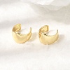 Brass Cuff Earrings EJEW-C186-09G-1