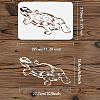 Plastic Drawing Painting Stencils Templates DIY-WH0396-223-2