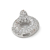 Brass Micro Pave Cubic Zirconia Pendants KK-A300-02P-A-2